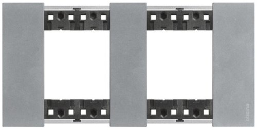 Рамка универсальная Legrand BTicino Living Now 2-м. 4 мод. металл луна фото Рамка универсальная Legrand BTicino Living Now 2-м. 4 мод. металл луна картинка